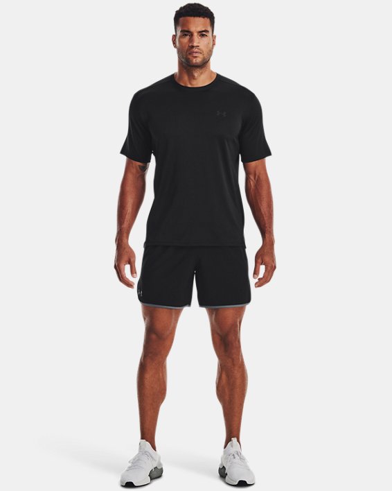 Men's UA Tech™ Vent Short Sleeve in Black image number 2